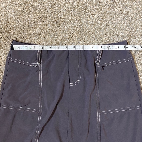 Athleta Zip Brown Active Sport Skirt - Picture 6 of 7